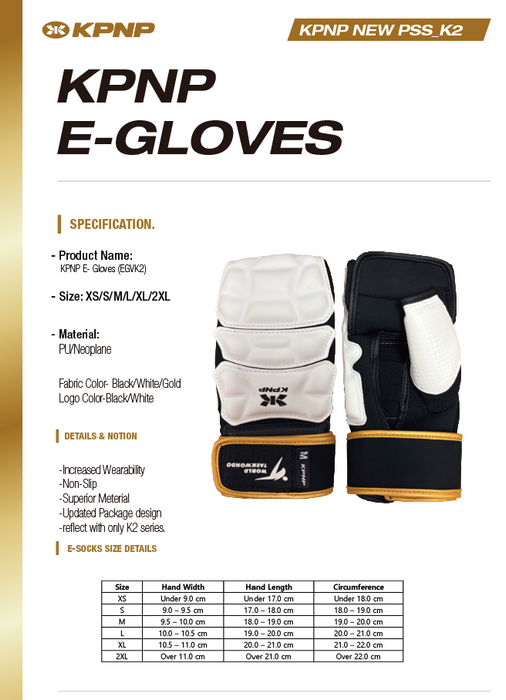KPNP K2 ELECTRONIC GLOVES