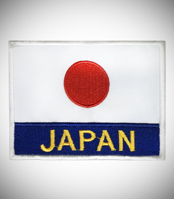 JAPAN FLAG W/ LETTER SEW ON PATCH 3-IN-1 BUNDLE