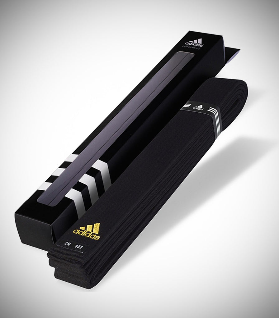 ADIDAS DELUXE BLACK BELT 5CM WIDE — CAPTAIN SPORTS RETAIL