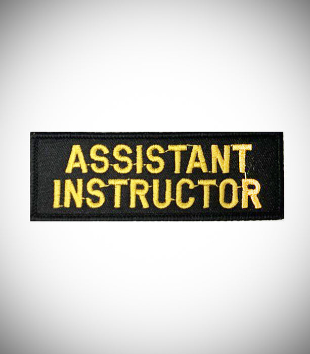 ASSISTANT INSTRUCTOR SEW ON PATCH 3-IN-1 BUNDLE