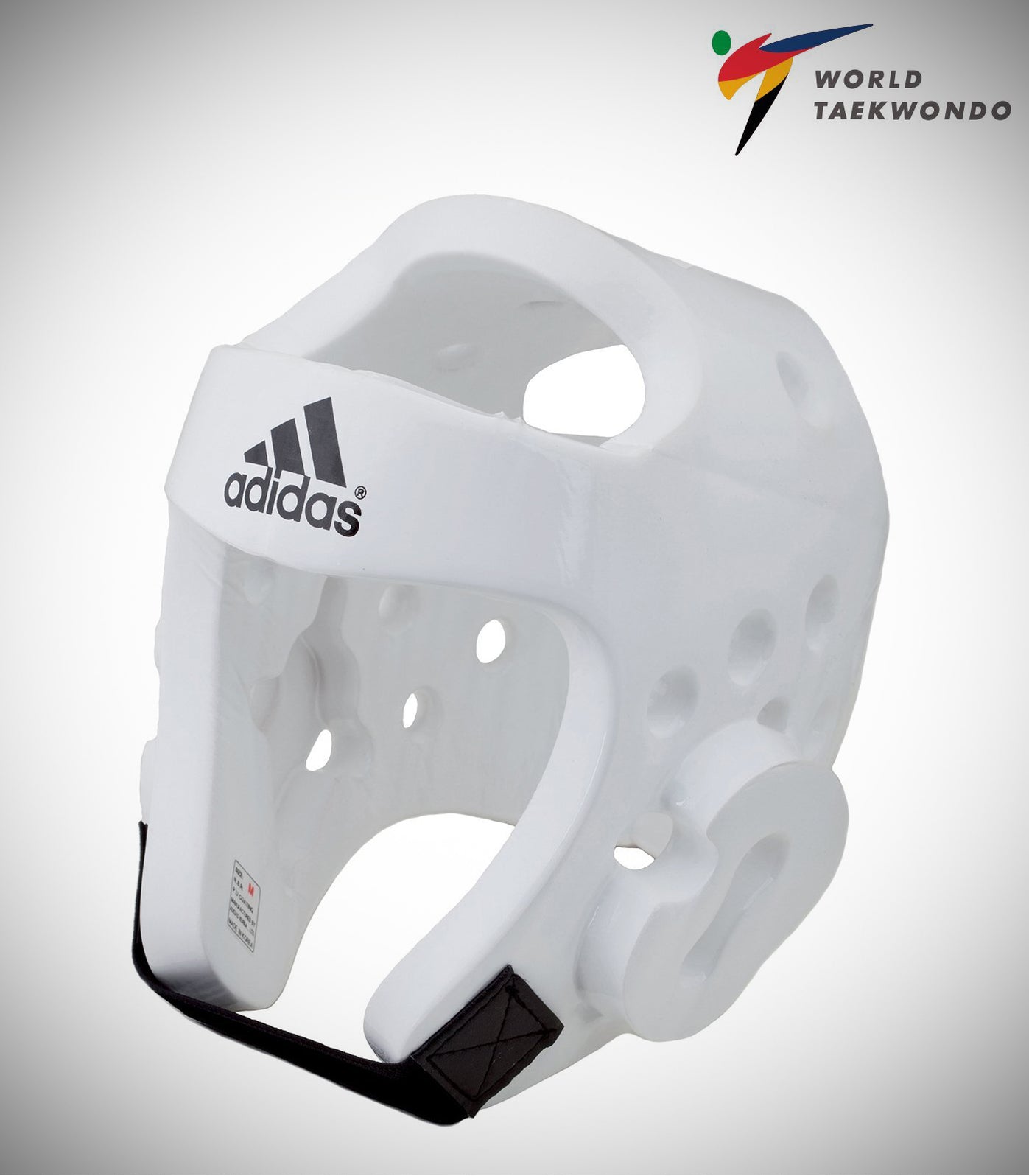 ADIDAS NEW TAEKWONDO DELUXE HEADGEAR WHITE — CAPTAIN SPORTS RETAIL