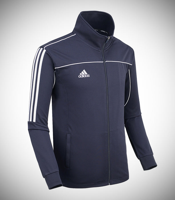 ADIDAS KNITTED TEAM JACKET NAVY/WHITE