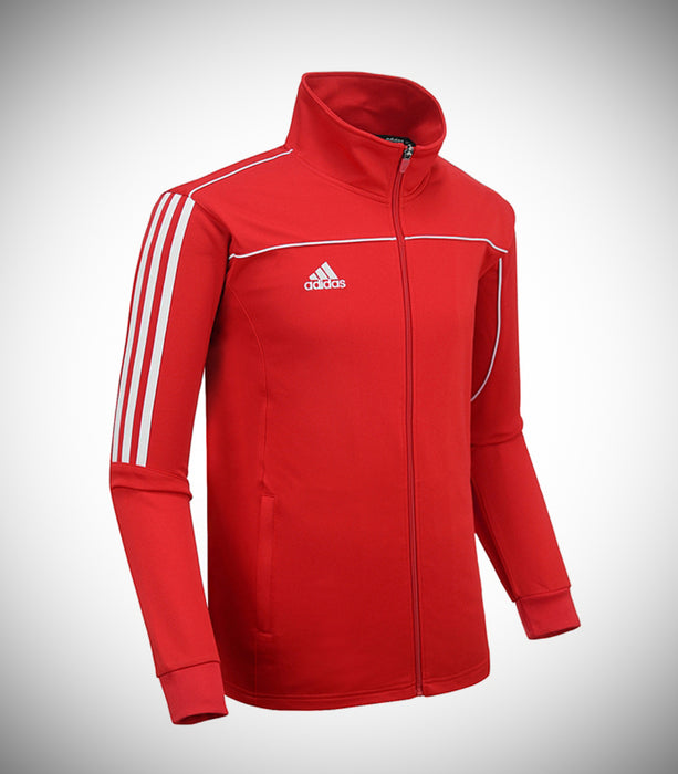 ADIDAS KNITTED TEAM JACKET RED/WHITE